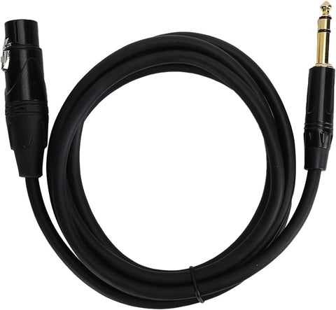 JORINDO cable para micrófono modelo JD6003 de 3 metros canon hembra a plug balanceado.