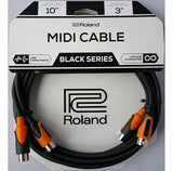 Roland cable midi Black series modelo RMIDI-B10 Dual 3 metros