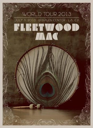 Fleetwood Mac - World Tour 2013 (Litho-print with Silk-screened Varnish)
