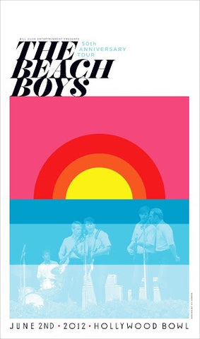 The Beach Boys - Hollywood Bowl (Fluorescent Lithograph)