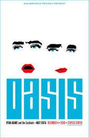Oasis - LA last show (lithograph)